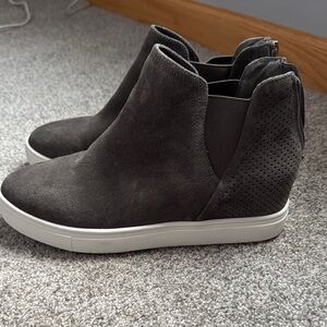 INC International Concepts Dark Gray Ankle Booties